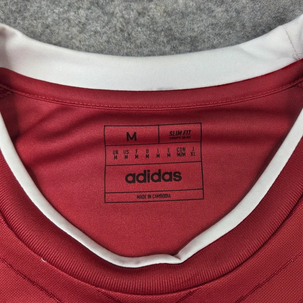 Chicago Edge Jersey Boys Medium Red Soccer Football Adidas AEROREADY 71 Slim Fit